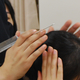 着付け教室でのヘアメイクレッスンのイメージ